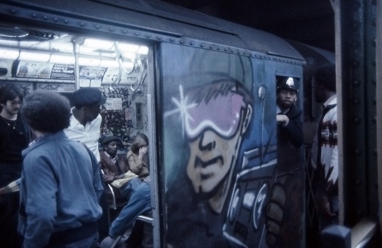 1980's Street Art On New York Subway