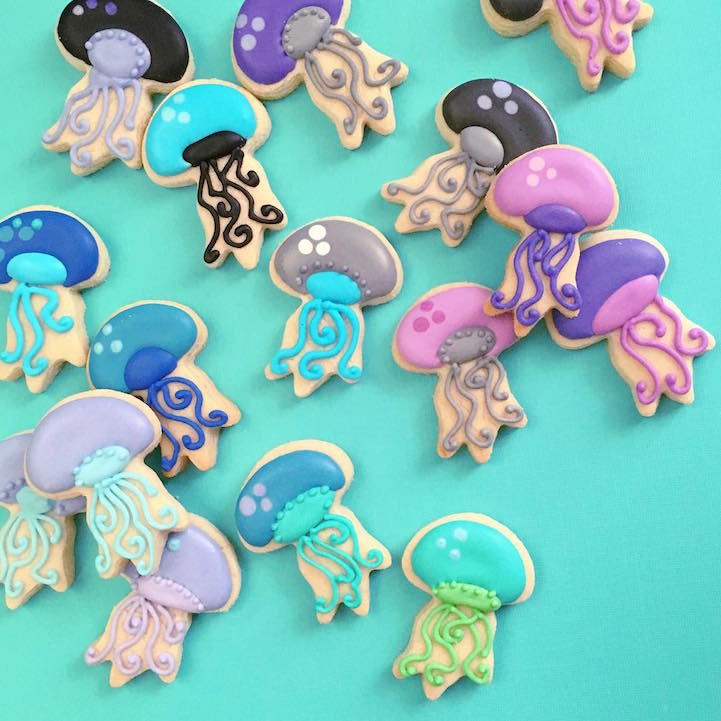 Holly Fox illustrated cookies