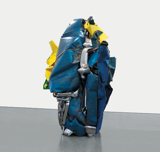 john chamberlain crushed car parts art guggenheim sculpture car art retrospective choices
