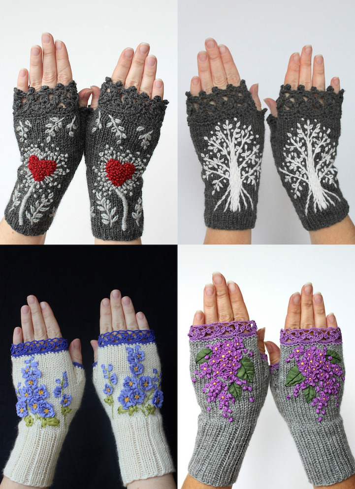 Quirky Handmade Fingerless Gloves Transform Winter Accessories Into