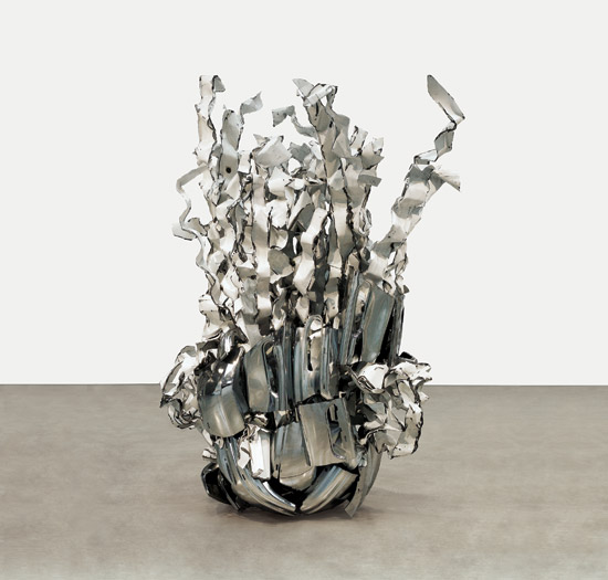john chamberlain crushed car parts art guggenheim sculpture car art retrospective choices