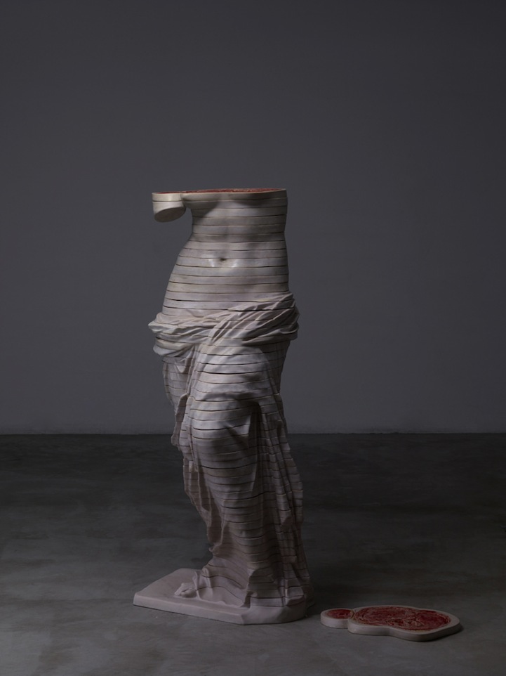 Dissected Classic Sculptures by Cao Hui Fleshy Dissected Classic Sculptures by Cao Hui