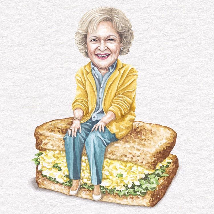 Artist Cleverly Pairs Iconic Celebrities with Their Delectable Sandwich