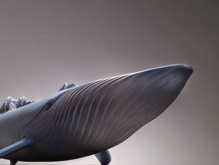 whales sculptures by ruilin wang