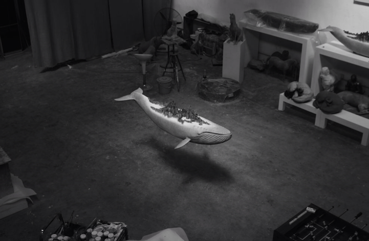 whales sculptures by ruilin wang