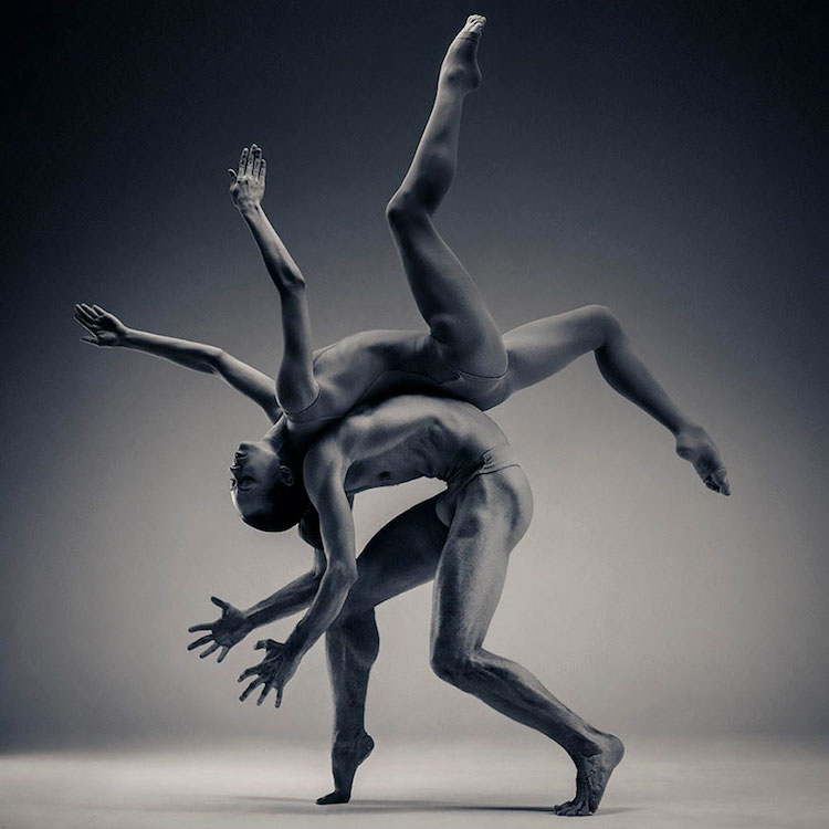 Dancers Are The Featured Figures With An Unadorned Backdrop