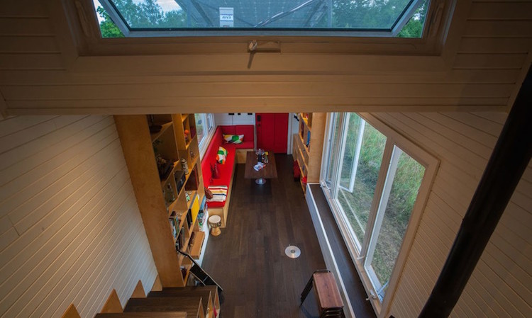 Upcycled Materials Throughout Canadian Tiny Home