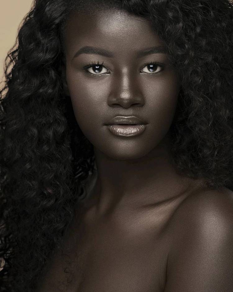 Beautiful Dark Melanin Rich Complexion