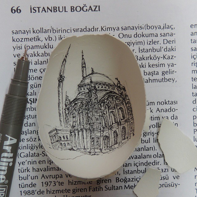 sreyya noyan architecture eggshell art eggshell painting egg art