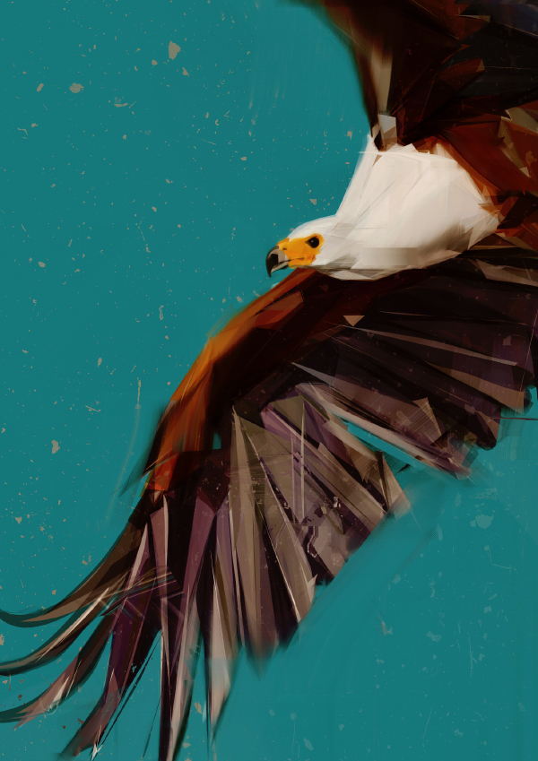 Dynamic Paintings of Birds Capture the Essence of Flight