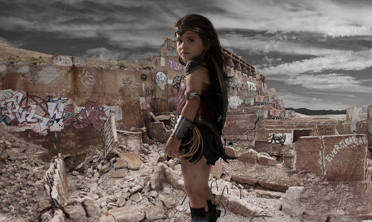 Custom Photoshoot For Child Who Dreams To Be Wonder Woman