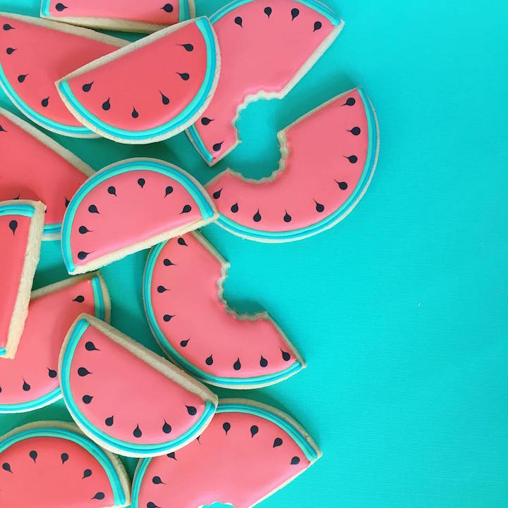 Holly Fox illustrated cookies