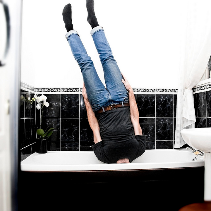 Upside-down photography by Caulton Morris