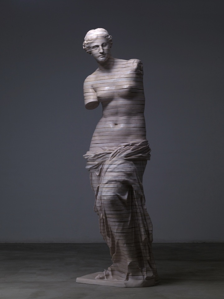 Dissected Classic Sculptures by Cao Hui Sliced Anatomy Sculptures by Cao Hui