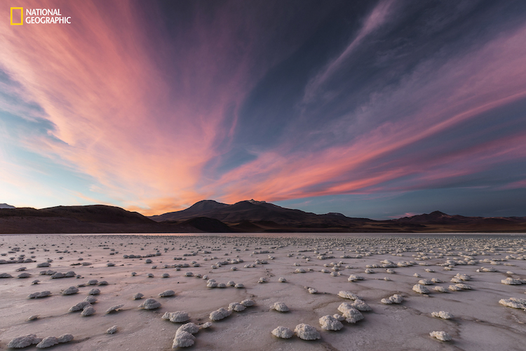 National Geographic Laguna Tuyajto Salt Pond Floor
