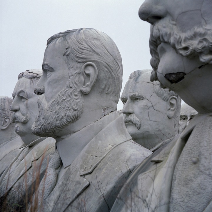 43 Giant U.S. President Statues Sit Crumbling in a Virginia Field