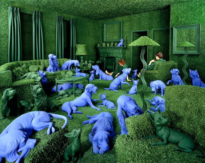 sandy skoglund surreal sets non-photoshopped scenes surrealism photography