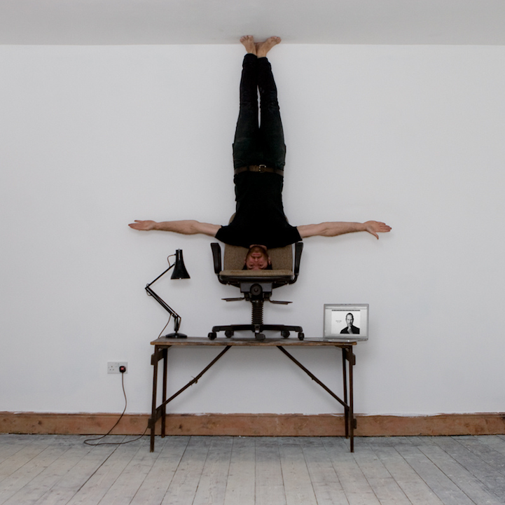 Upside-down photography by Caulton Morris