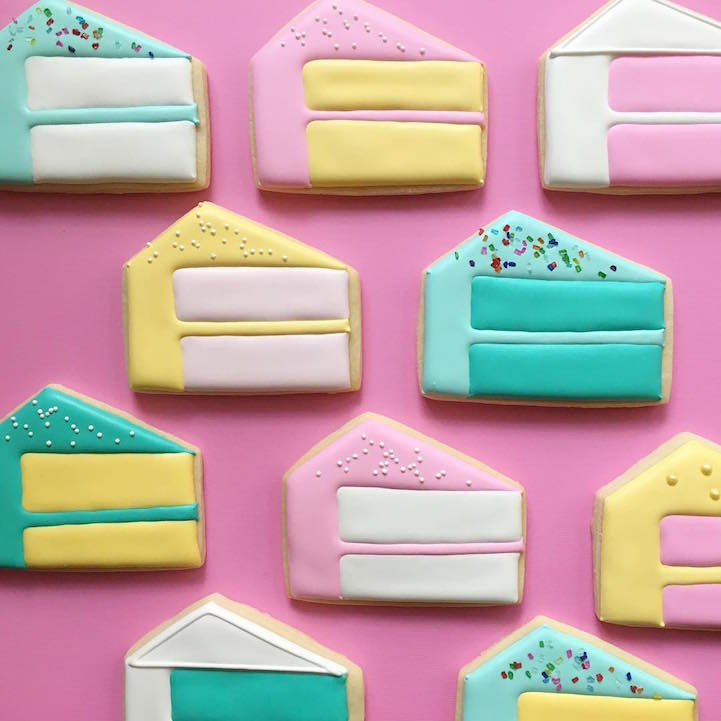 Holly Fox illustrated cookies