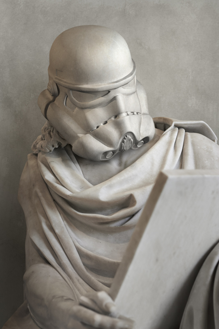 Star Wars Characters Reimagined as Ancient Greek Statues by Travis Durden