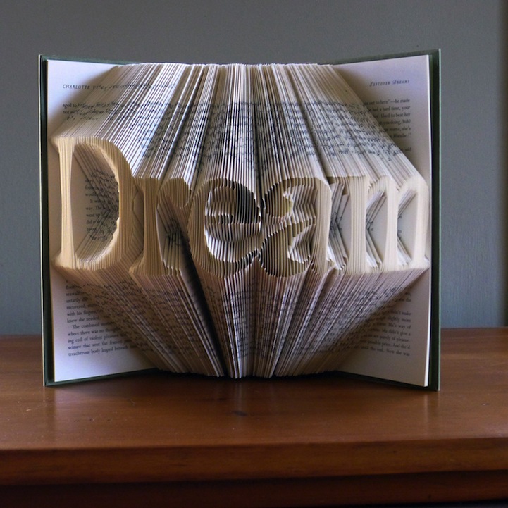Amazing Folded Book Art Transforms Book Pages into Sculptures
