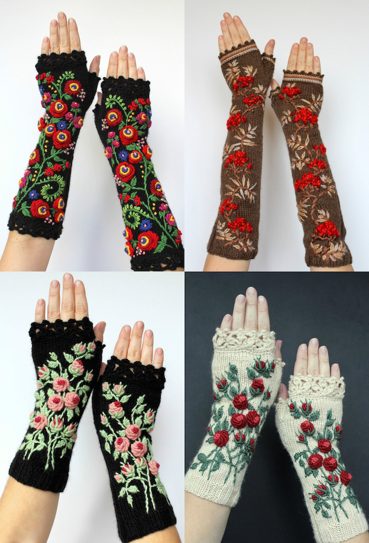 Quirky Handmade Fingerless Gloves Transform Winter Accessories Into