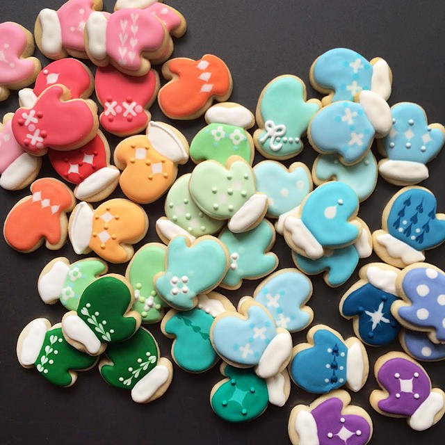 Holly Fox illustrated cookies