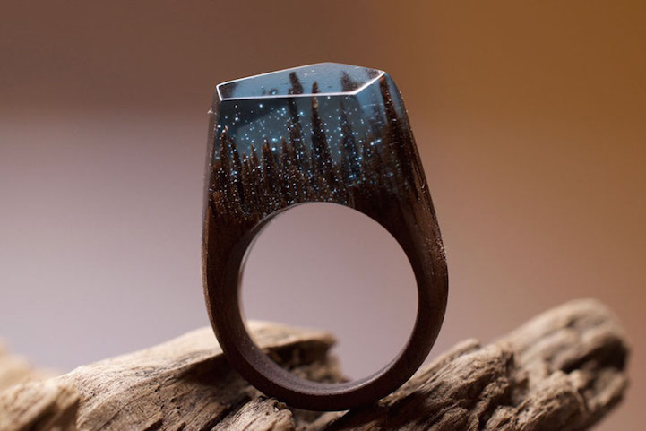 secret wood rings