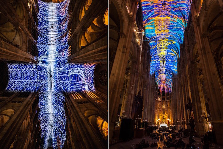 French Gothic Architecture Inspires Art Installation