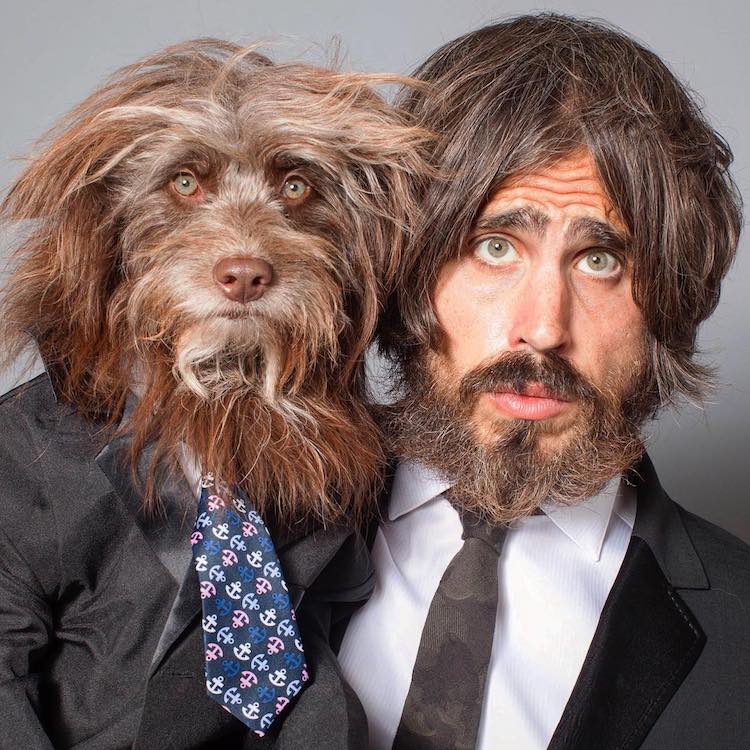 Similar Untamed Looks Between Pet And Human