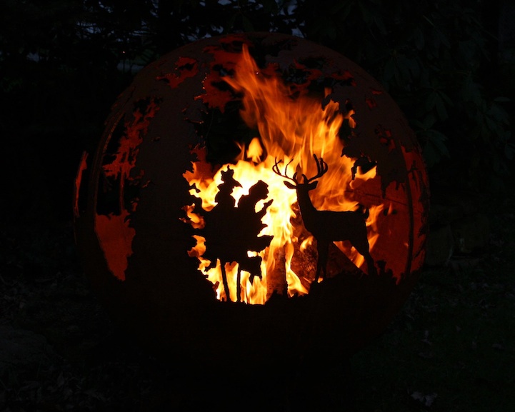 Forest Fire Pit by Melissa Crisp