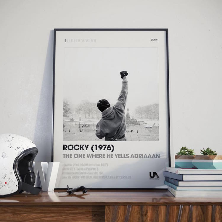 Reimagined Cinematic Poster Of Rocky