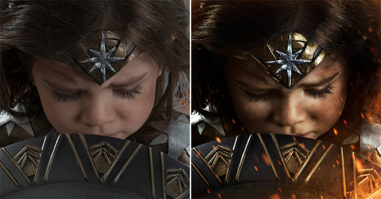 Commercial Photographer Does Wonder Woman Photoshoot For Daughter