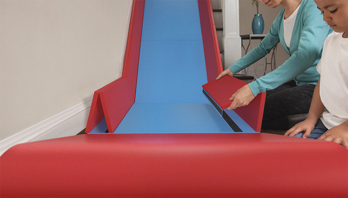 SlideRider safe slide for stairs