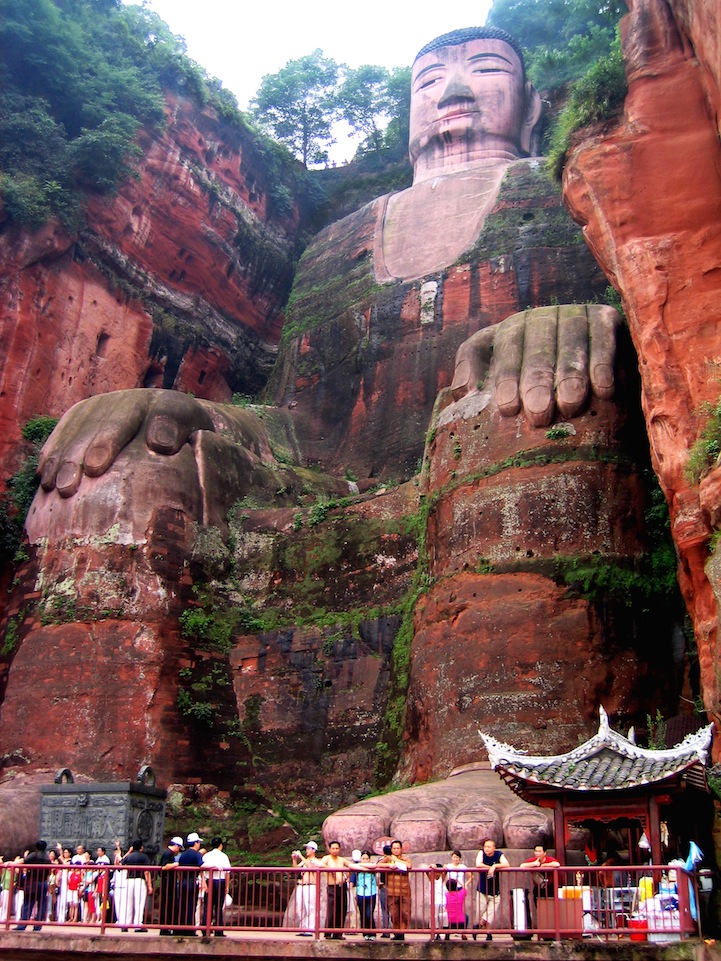 World's Largest Buddha Statue Carved into a Cliff