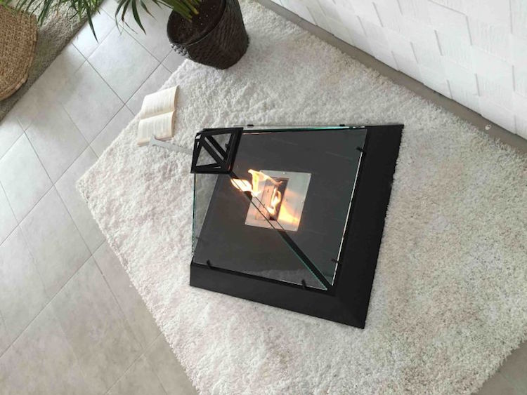Modern Fireplace With Sleek Design