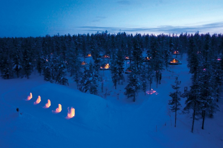 glass igloo finland