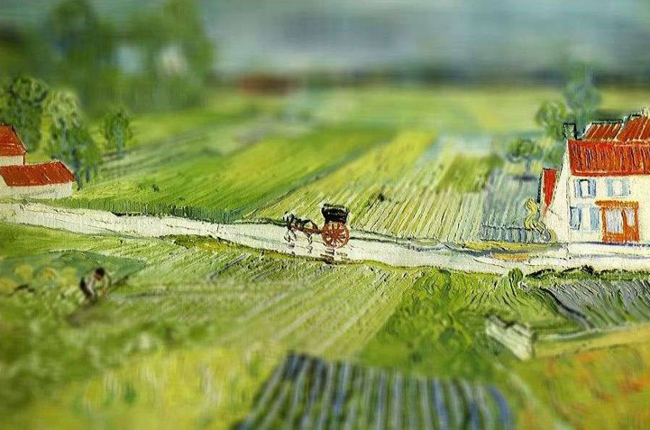 van gogh tilt-shift tilt-shifted art serena malyon