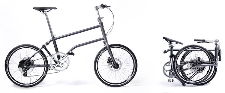 Modern Folding Bike That Is Electric Power Boosted