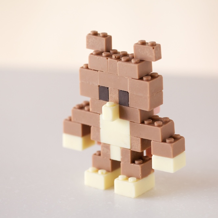 Chocolate LEGO edible LEGO chocolate bear