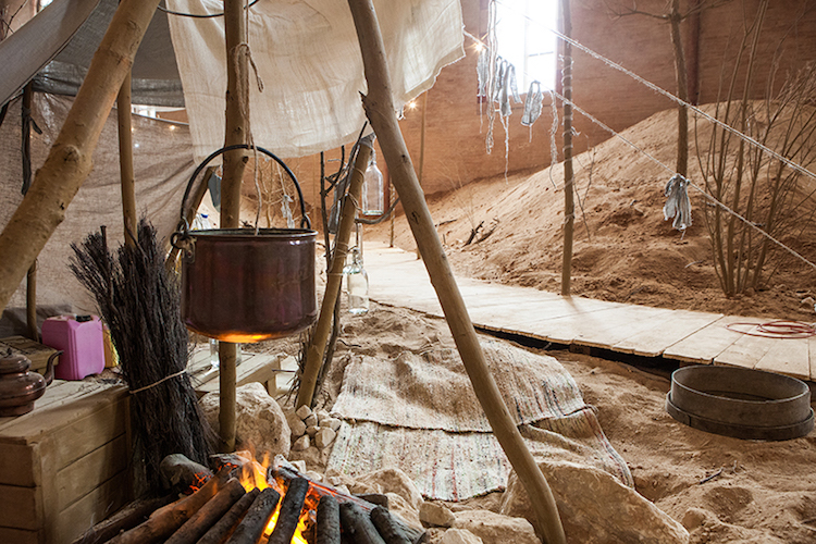 Camping Outposts For Visitors To Meditate