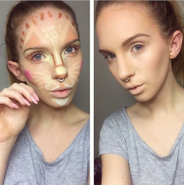 clown contouring the power of makeup