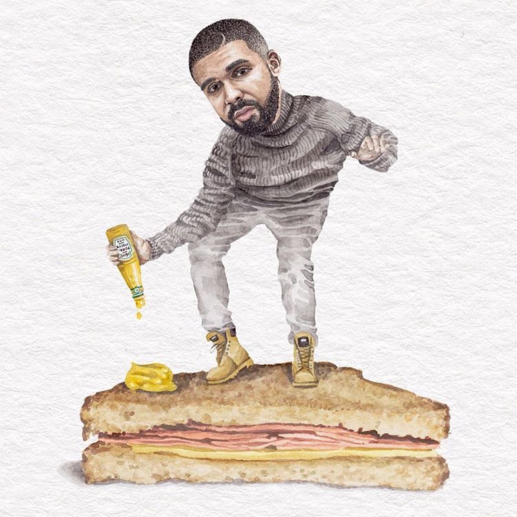 Drake Tops Canadian Bacon And Cheese
