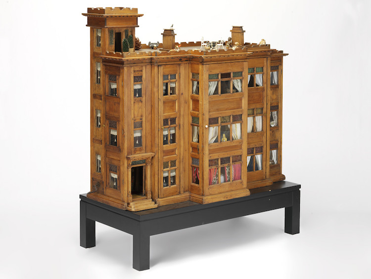 Miniature Residence From Dollhouse Exhibit