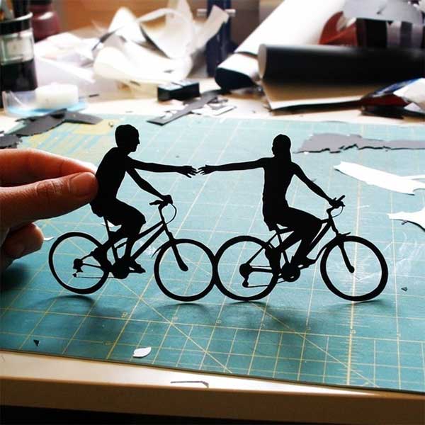 Beautiful HandCut Paper Silhouettes
