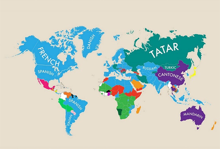 most spoken language in the world