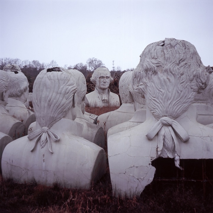 43 Giant U.S. President Statues Sit Crumbling in a Virginia Field