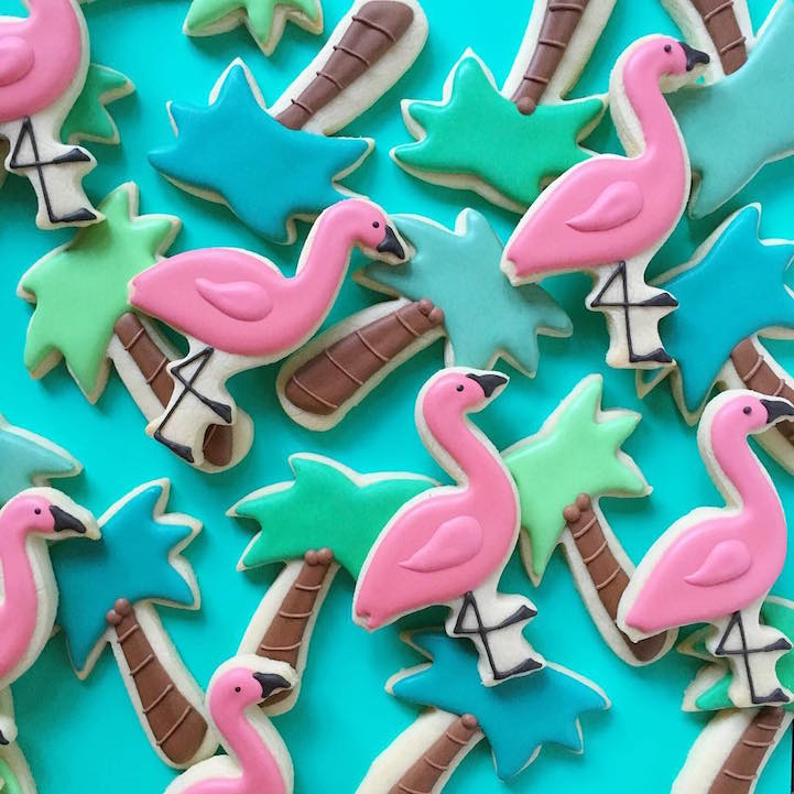 Holly Fox illustrated cookies