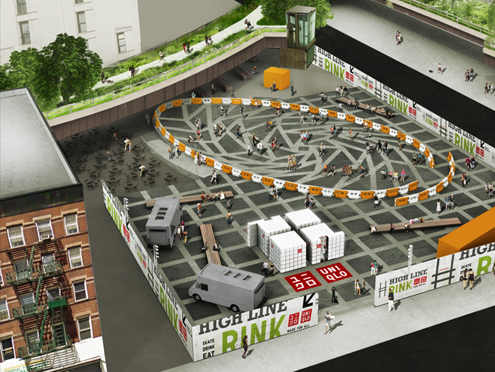 Outdoor RollerSkating Rink Coming to High Line