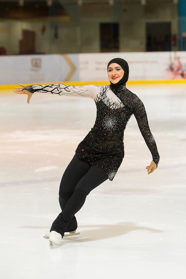 Determined Figure Skater May Be the First Athlete from Abu Dhabi in the Winter Olympics